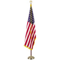 U.S. Indoor/Parade Fringed Flag Outfit, 3' x 5'